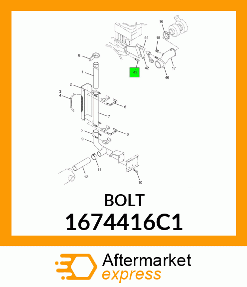 BOLT 1674416C1