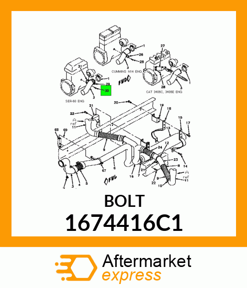 BOLT 1674416C1