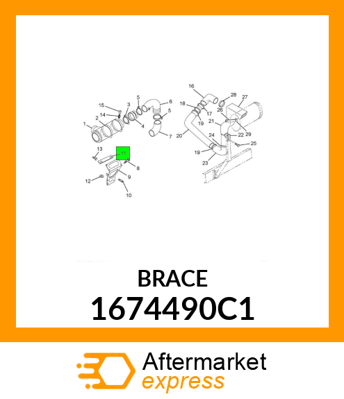 BRACE 1674490C1