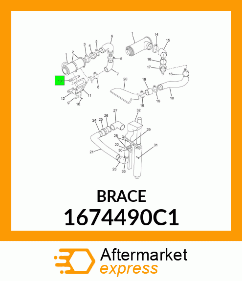 BRACE 1674490C1