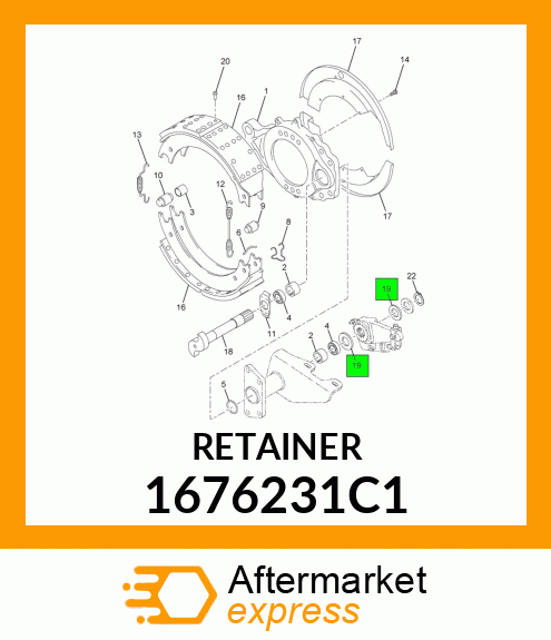 RETAINER 1676231C1