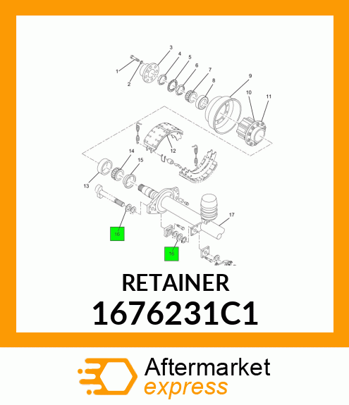 RETAINER 1676231C1