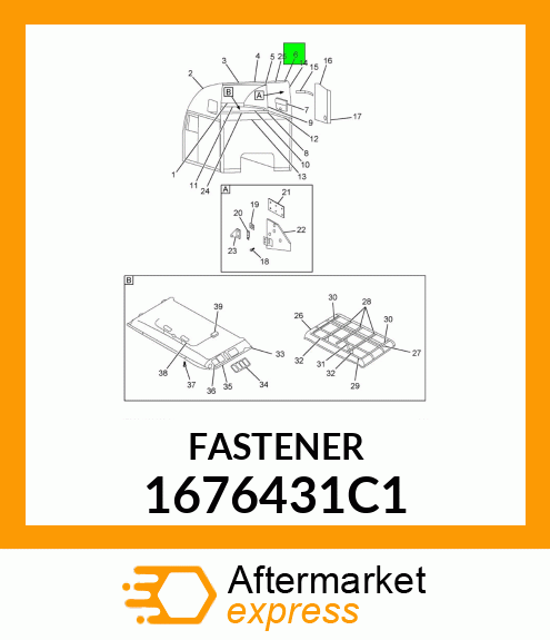 FASTENER 1676431C1