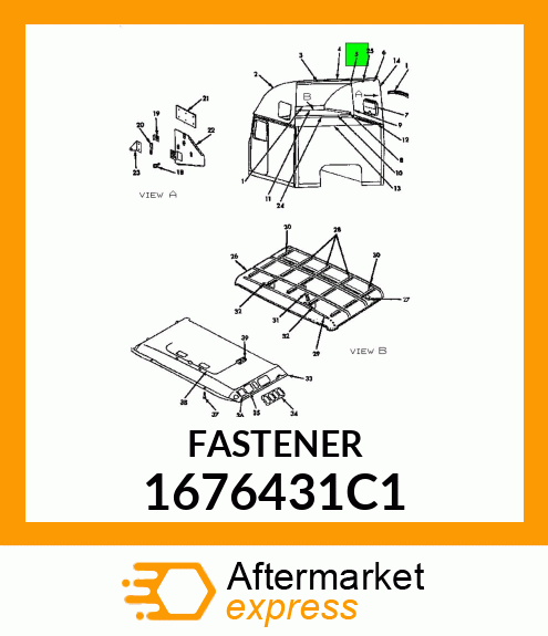 FASTENER 1676431C1