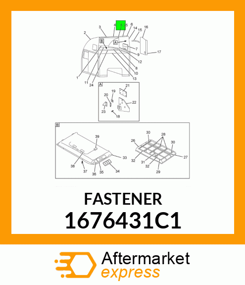 FASTENER 1676431C1