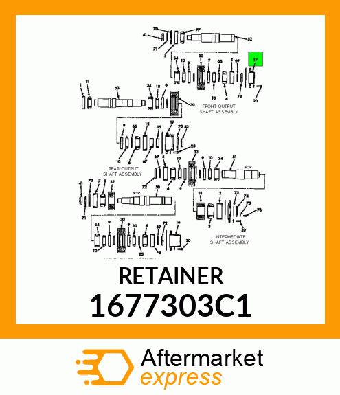 RETAINER 1677303C1