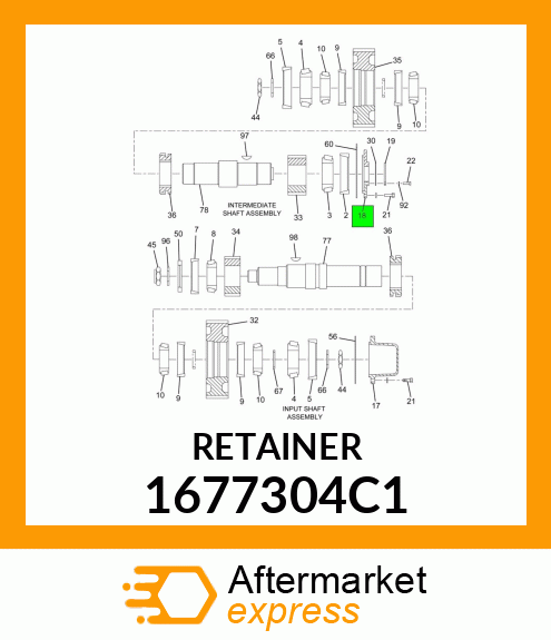 RETAINER 1677304C1