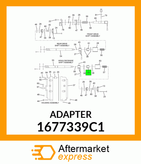 ADAPTER 1677339C1