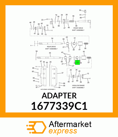 ADAPTER 1677339C1