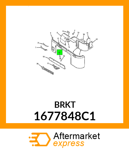 BRKT 1677848C1