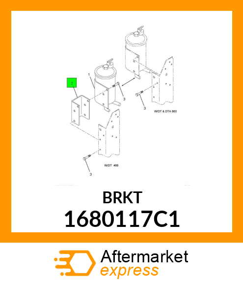 BRKT 1680117C1