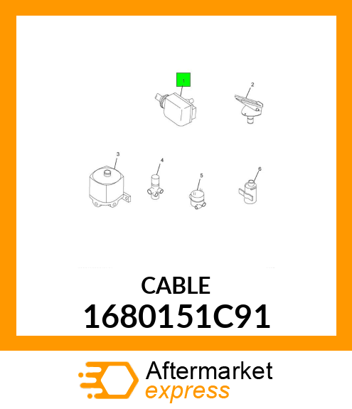 CABLE 1680151C91