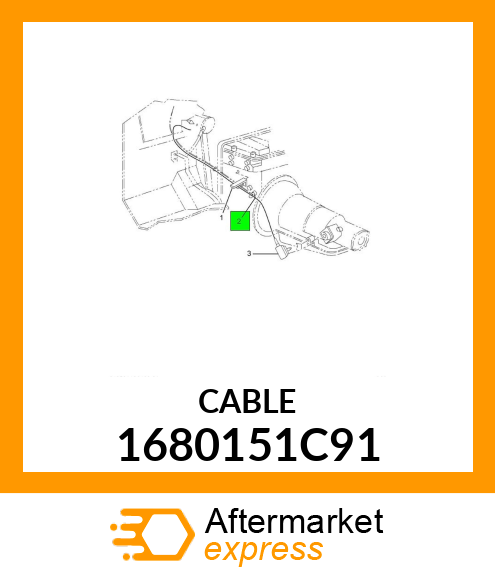 CABLE 1680151C91