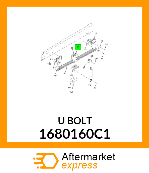 UBOLT 1680160C1