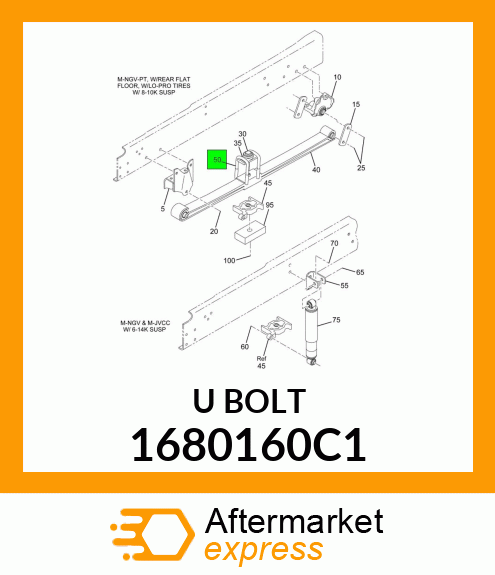 UBOLT 1680160C1