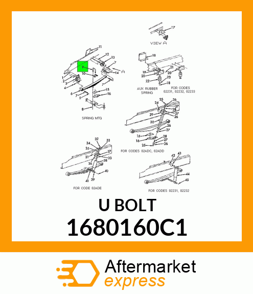 UBOLT 1680160C1