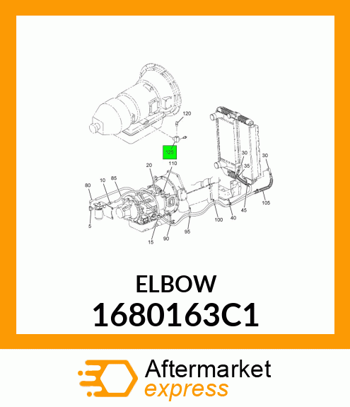 ELBOW 1680163C1