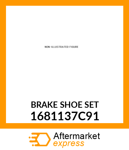 BRAKESHOESET 1681137C91