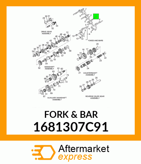 FORK&BAR3PC 1681307C91
