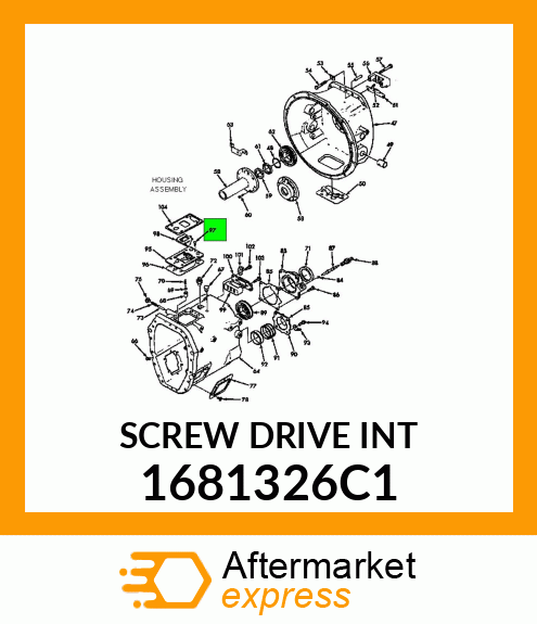 SCREW 1681326C1