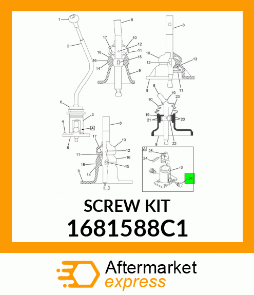 SCREWKIT2PC 1681588C1