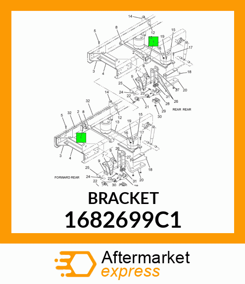 BRACKET 1682699C1