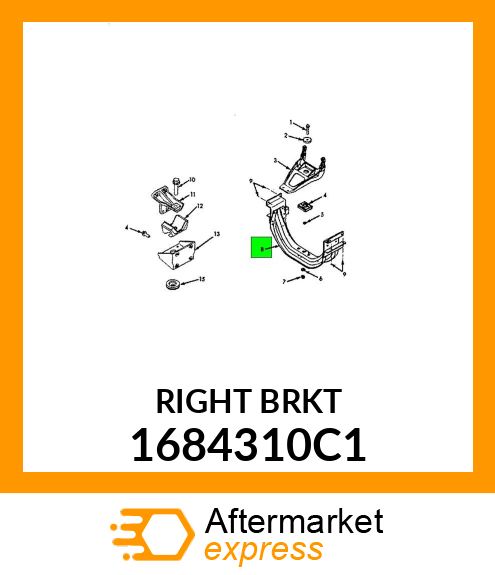 RIGHTBRKT 1684310C1