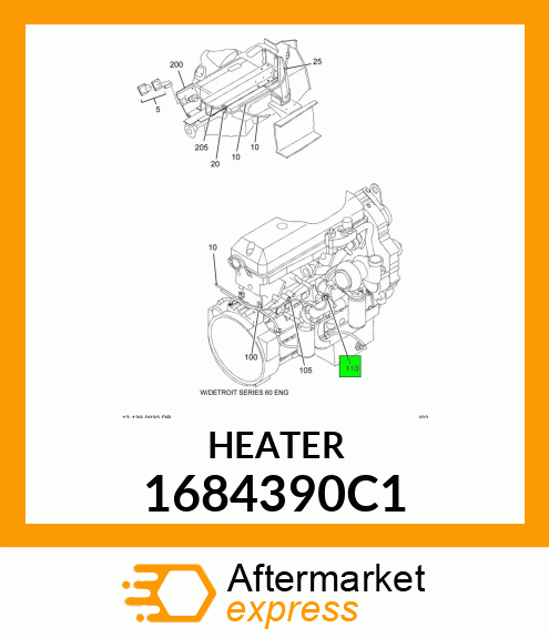 HEATER 1684390C1