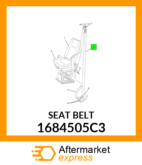 SEATBELT2PC 1684505C3