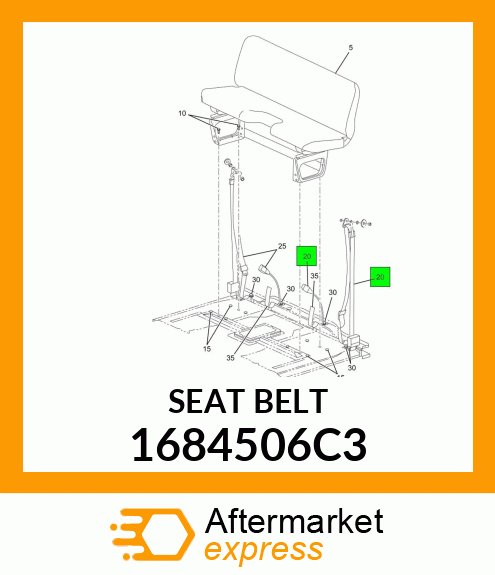 SEATBELT2PC 1684506C3