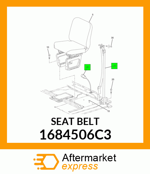 SEATBELT2PC 1684506C3