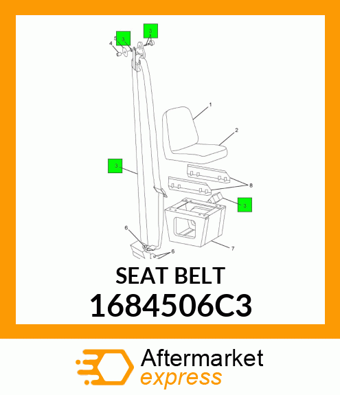 SEATBELT2PC 1684506C3