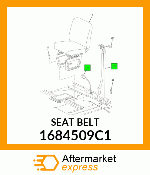 SEATBELT 1684509C1