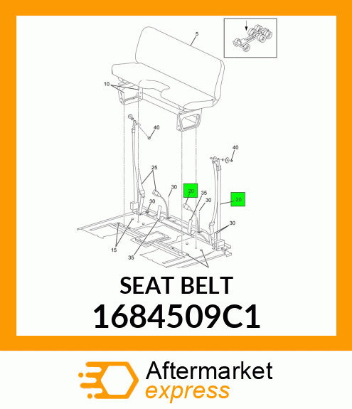 SEATBELT 1684509C1