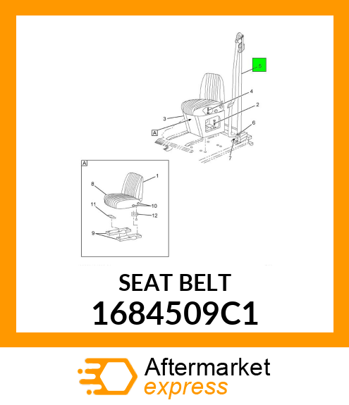 SEATBELT 1684509C1