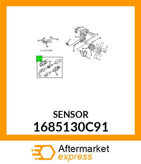 SENSOR 1685130C91