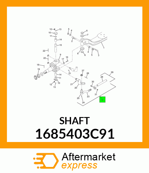 SHAFT 1685403C91