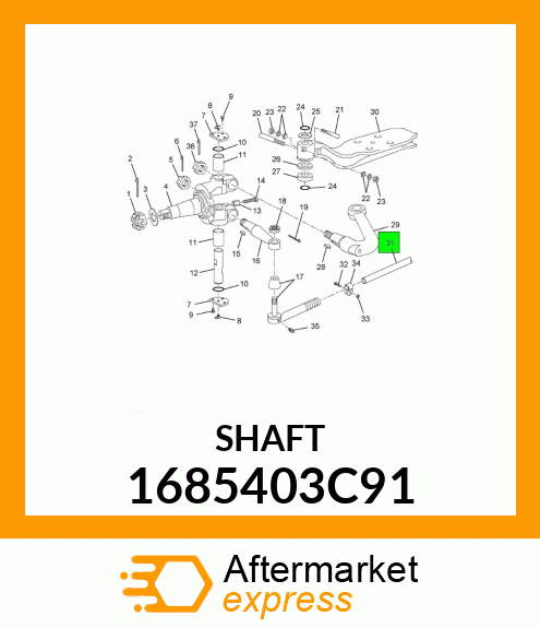 SHAFT 1685403C91