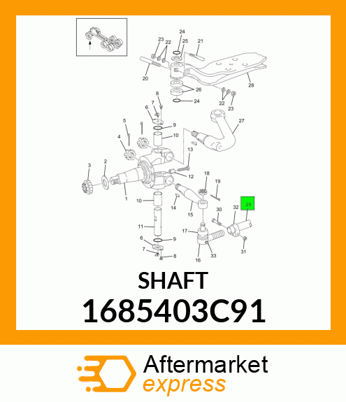 SHAFT 1685403C91