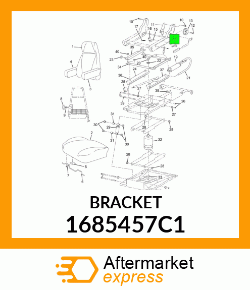 BRACKET 1685457C1