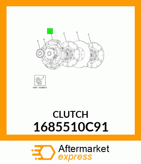 CLUTCH 1685510C91