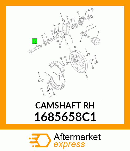 CAMSHAFTRH 1685658C1