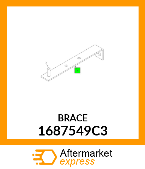 BRACE 1687549C3