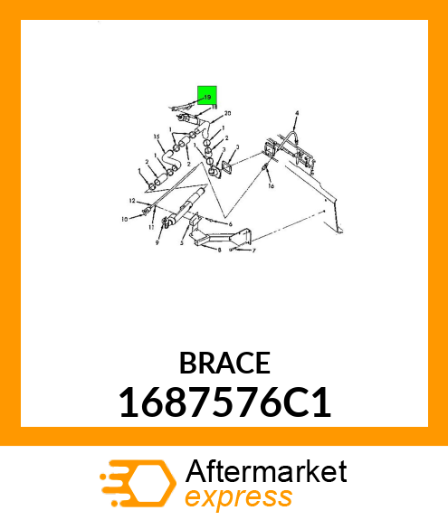 BRACE 1687576C1