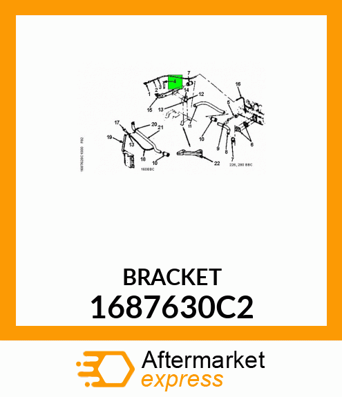 BRACKET 1687630C2