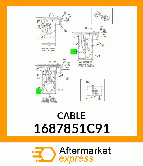 CABLE 1687851C91