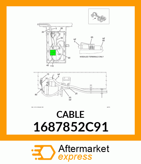 CABLE 1687852C91
