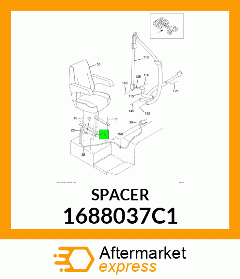 SPACER 1688037C1