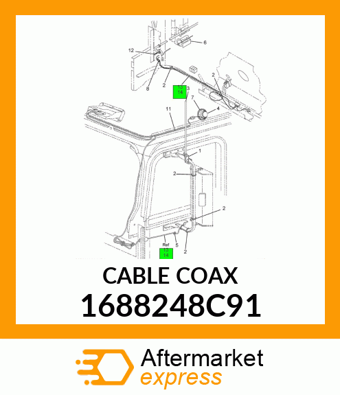 CABLECOAX 1688248C91