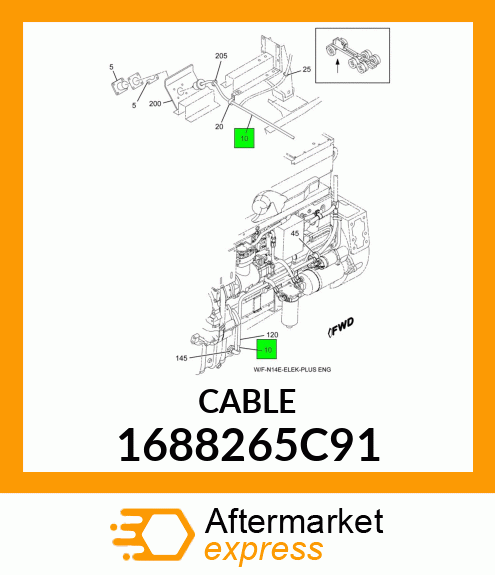 CABLE 1688265C91